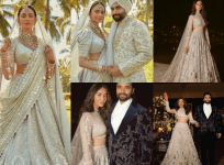 Rakul Preet Singh Jackky Bhagnani anand karaj and sangeet night pics