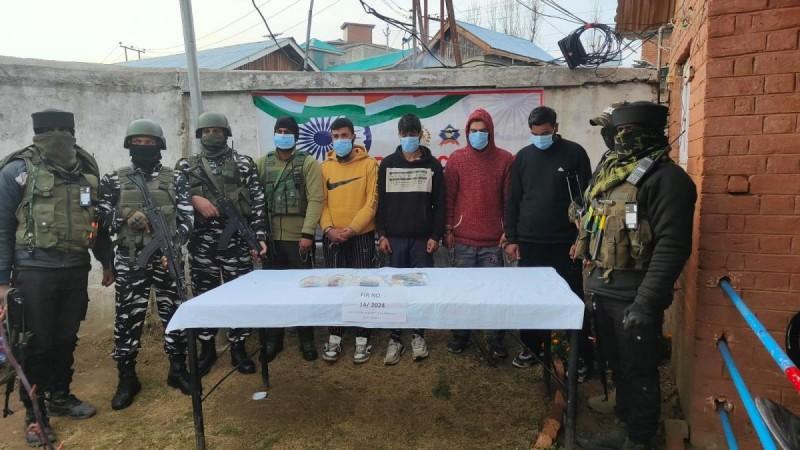 Arrested terrorists of LeT