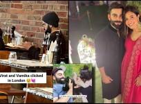 Anushka Sharma spends time with son Akaay as Virat Kohli takes daughter Vamika to lunch in London.