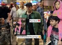 Sohail Khan, Salma Khan, Nirvaan, and others papped exiting Mumbai airport