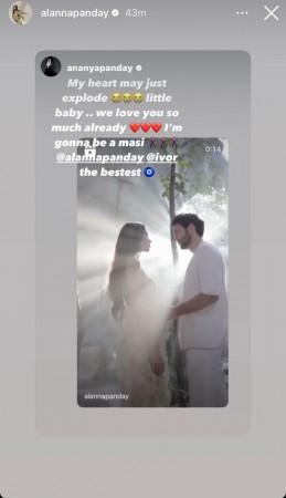 After Cousin Alanna's Pregnancy Announcement, Ananya Panday Writes, After Cousin Alanna's Pregnancy Announcement, Ananya Panday Writes,