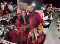 Anant Ambani pre-wedding gala: Anna Seva for villagers in Jamnagar, Mukesh Ambani, Anant serves food