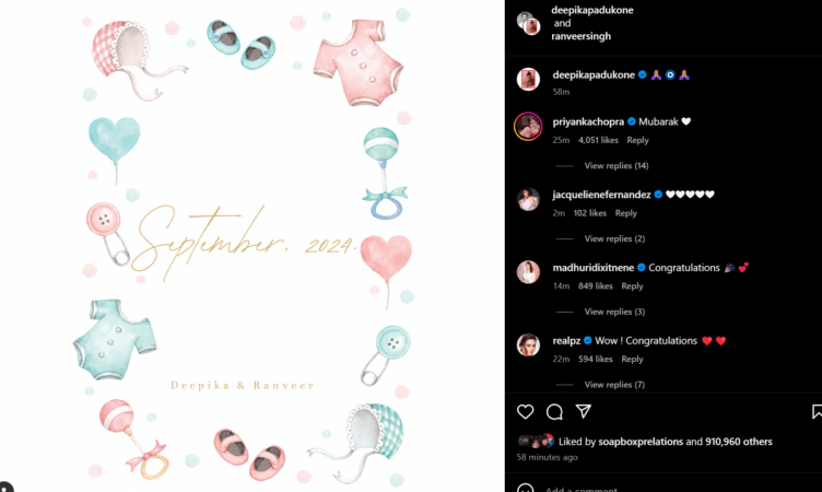 Deepika Padukone And Ranveer Singh Announce Pregnancy Deepika Padukone And Ranveer Singh Announce Pregnancy