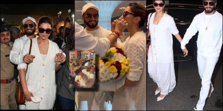 Deepika Padukone and Ranveer Singh arrive in style at Jamnagar for the pre wedding festivities of Anant Ambani and Radhika Merchant Deepika Padukone and Ranveer Singh arrive in style at Jamnagar for the pre wedding festivities of Anant Ambani and Radhika Merchant