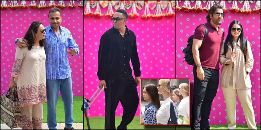 Celebrities Arrive in Jamnagar Sporting Stylish Casual Looks