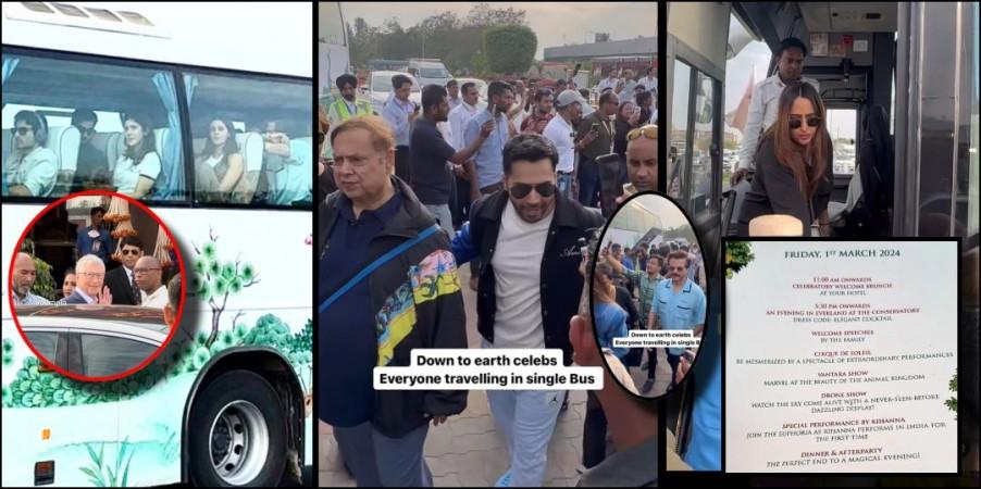 A bus full of celebs arrives at the pre-wedding bash of Anant-Radhika A bus full of celebs arrives at the pre-wedding bash of Anant-Radhika