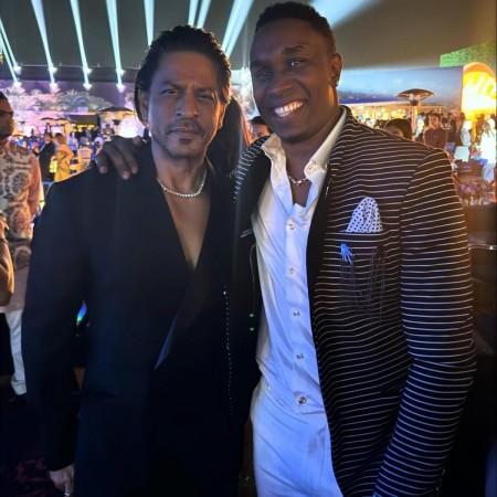 SRK and DJ Bravo SRK and DJ Bravo