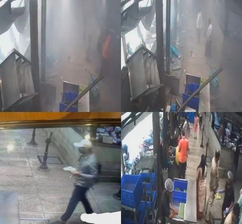 Bengaluru cafe explosion visuals Bengaluru cafe explosion