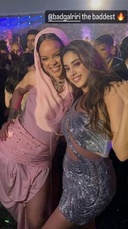 Rihanna and Janhvi Kapoor Rihanna and Janhvi Kapoor