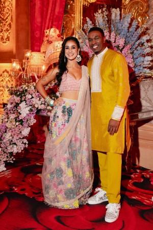 West Indies cricketer Dawyne Bravo attends Anant Ambani and Radhika Merchant's pre-wedding bash, in Jamnagar West Indies cricketer Dawyne Bravo attends Anant Ambani and Radhika Merchant's pre-wedding bash, in Jamnagar
