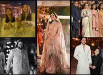 Anant and Radhika walked hand-in-hand to the stage where a pandit presided over the 'Hastakshar' ceremony.