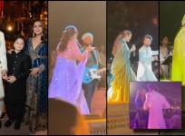Shah Rukh Khan, Gauri Khan dance to Veer Zaara song at Anant Ambani and Radhika Merchant's per-wedding festivities