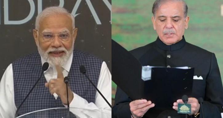 PM Modi Congratulates New Pak Counterpart Shehbaz Sharif PM Modi Congratulates New Pak Counterpart Shehbaz Sharif