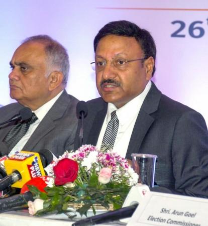 File photo: Chief Election Commissioner (CEC) of India Rajiv Kumar addresses a press meet regarding the constituency delimitation process, in Guwahati on Tuesday, March 28, 2023. (Photo: Anuwar hazarika/IANS) ECI