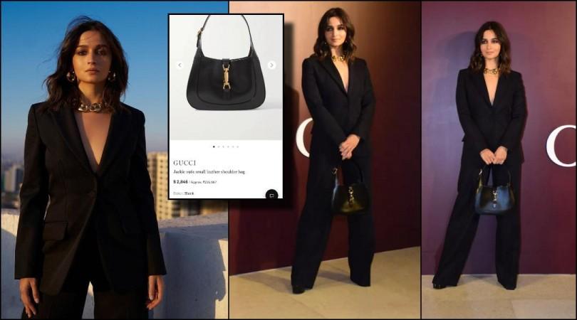 Alia Bhatt, the producer of Poacher, was spotted carrying a leather bag. Alia Bhatt, the producer of Poacher, was spotted carrying a leather bag.