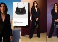 Alia Bhatt, the producer of Poacher, was spotted carrying a leather bag.