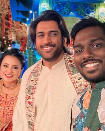 Atelle, Dhoni and Sakshi Atelle, Dhoni and Sakshi