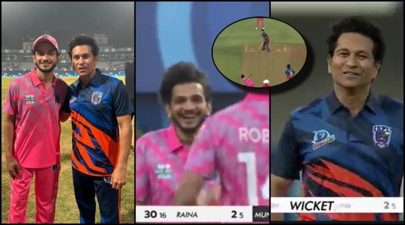 Bigg Boss 17 winner Munawar Faruqui takes Sachin Tendulkar's wicket in ISPL; leaves fans amused Bigg Boss 17 winner Munawar Faruqui takes Sachin Tendulkar's wicket in ISPL; leaves fans amused