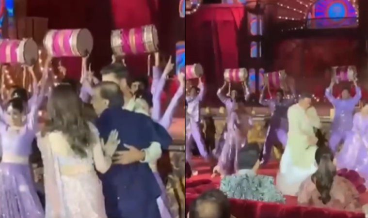 Akshay Kumar dancing Radhika - Anant wedding Akshay Kumar dancing Radhika - Anant wedding