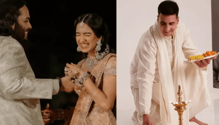 Anant, Radhika, Akshay Kumar Anant, Radhika, Akshay Kumar