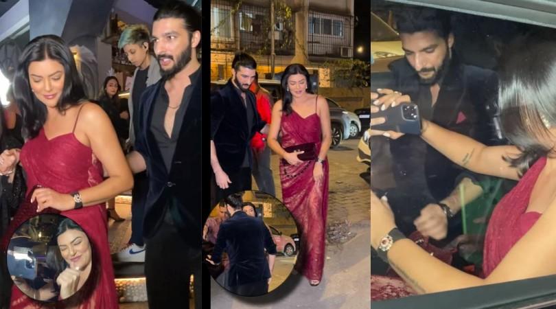 Sushmita Sen is joined by 'protective' ex-boyfriend Rohman Shawl Sushmita Sen is joined by 'protective' ex-boyfriend Rohman Shawl
