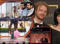 Jr NTR and Ram Charan's 'Naatu Naatu' made a cameo appearance at this year's Oscar ceremony.