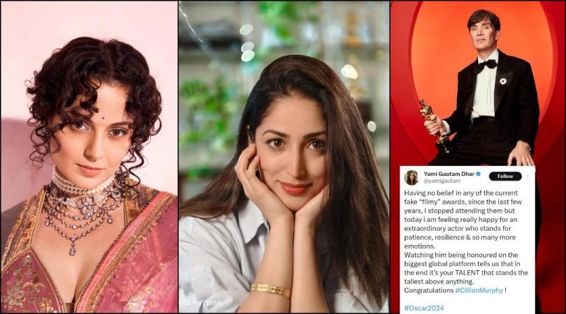 Yami Gautam lauds Cillian Murphy Oscar-winner, Yami Gautam lauds Cillian Murphy Oscar-winner,
