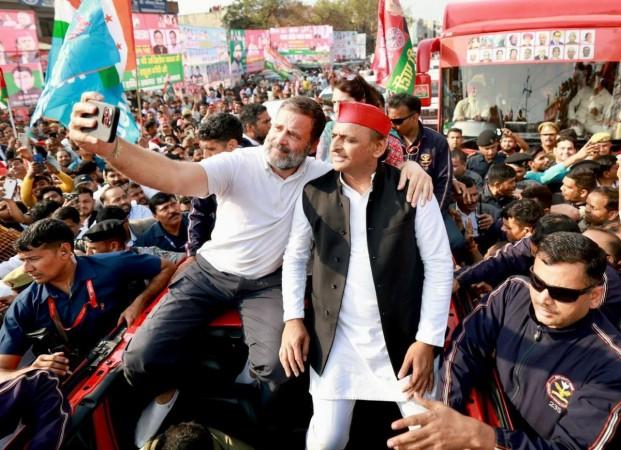 'Rahul aur Akhilesh ki khaatir' goes the INDIA bloc song for joint LS poll campaign in UP 'Rahul aur Akhilesh ki khaatir' goes the INDIA bloc song for joint LS poll campaign in UP