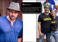 Salman Khan deleted his Laapataa Ladies tweet hours after he got Trolled; shares new tweet