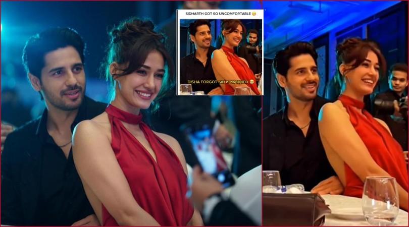 Disha Leaning on Sidharth During a event Disha Leaning on Sidharth During a event