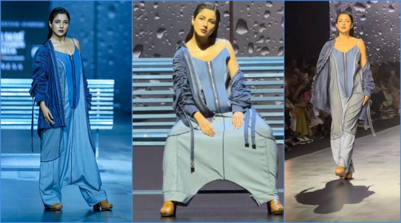 'Money matters a lot': Shehnaaz Gill walks the LFW ramp in a blue denim jumpsuit, opts for nose pin 'Money matters a lot': Shehnaaz Gill walks the LFW ramp in a blue denim jumpsuit, opts for nose pin