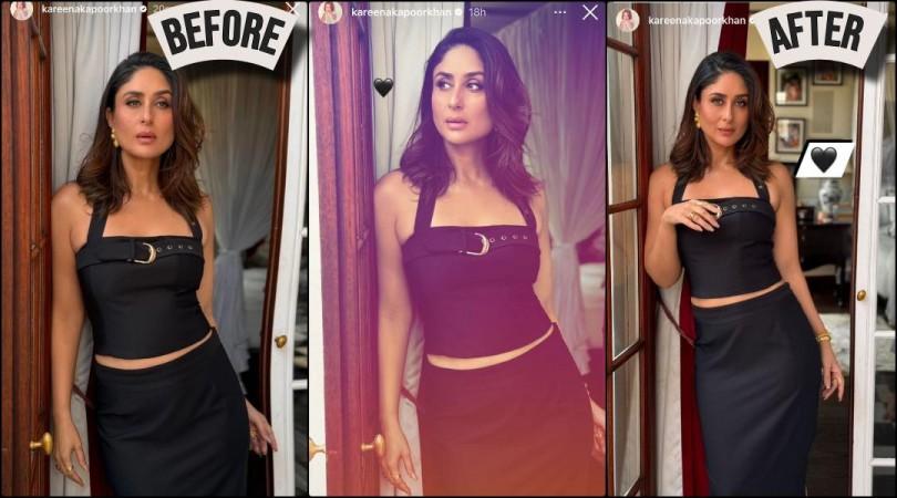 Kareena Kapoor shares edited pictures on Instagram story; deletes it later Kareena Kapoor shares edited pictures on Instagram story; deletes it later