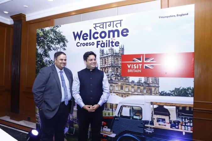 British Deputy High Commissioner Chandru Iyer and VisitBritain's Country Manager for India, Vishal Bhatia British Deputy High Commissioner Chandru Iyer and VisitBritain's Country Manager for India, Vishal Bhatia