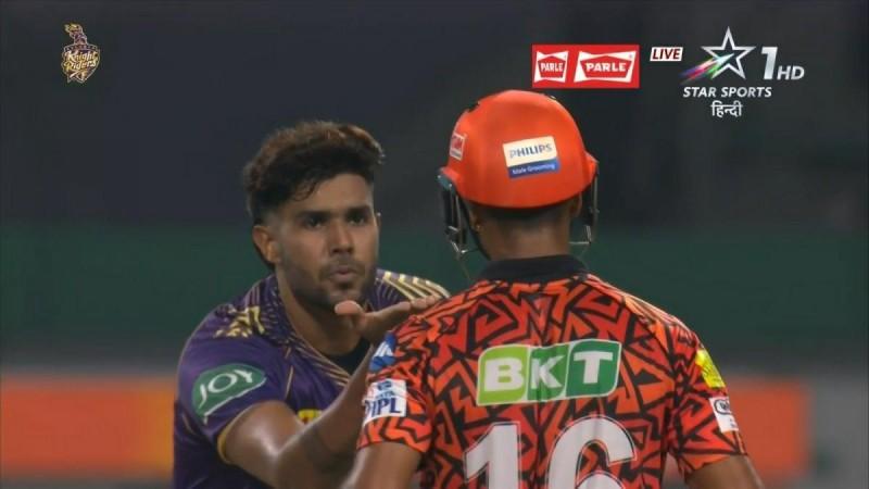 KKR Pacer Harshit Rana Gives flying kisses To Mayank Agarwal After Wicket; fans say, he thinks he is Preity Zinta KKR Pacer Harshit Rana Gives flying kisses To Mayank Agarwal After Wicket; fans say, he thinks he is Preity Zinta