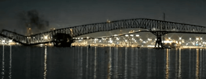 Bridge in Baltimore city collapses after boat collision Bridge in Baltimore city collapses after boat collision