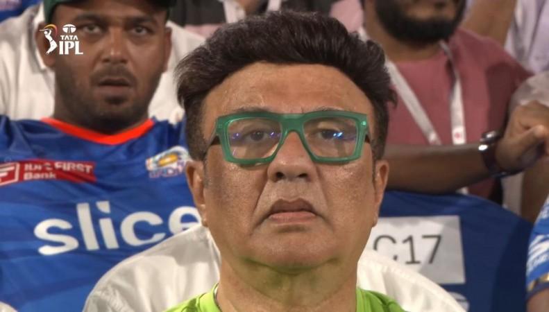 Anu Malik watches MI vs SRH match Anu Malik