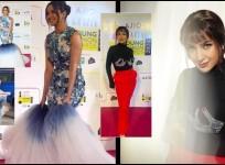 Jasmin Bhasin struggles to walk in fish tail town; Tisca Chopra's risque look draws flak