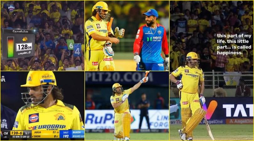 CSK fans touch 128 decibels at Vizag MS Dhoni smashes one-handed six off Anrich Nortje; despite losing to Rishabh Pant's DC CSK fans touch 128 decibels at Vizag MS Dhoni smashes one-handed six off Anrich Nortje; despite losing to Rishabh Pant's DC