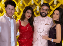 Nick Jonas, Priyanka Chopra, Siddharth Chopra, Neelam Upadhyay