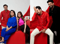 Ranbir Kapoor, Neetu Kapoor and Riddhima Sahni, Kapil Sharma