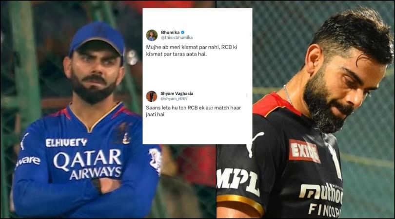 RCB lost to LSG, the Bengaluru-based team became a target of trolls yet again. RCB lost to LSG, the Bengaluru-based team became a target of trolls yet again.