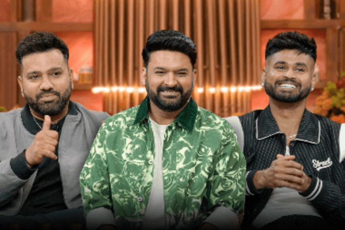 Rohit Sharma, Kapil Sharma, Shreyas Iyer Rohit Sharma, Kapil Sharma, Shreyas Iyer
