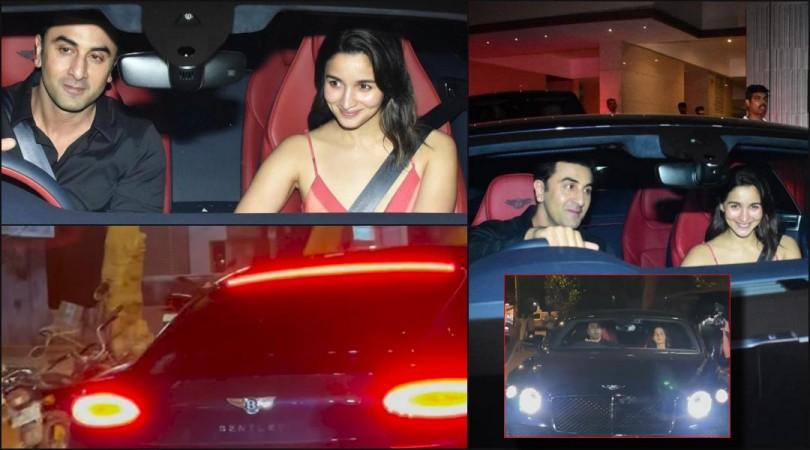Ranbir Kapoor takes Alia Bhatt out for a drive in a new Bentley worth Rs 8 crore Ranbir Kapoor takes Alia Bhatt out for a drive in a new Bentley worth Rs 8 crore