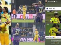 MS Dhoni's stadium-deafening appearance forced KKR's Andre Russell to cover his ears