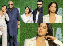 Boney Kapoor, Arjun Kapoor, Janhvi Kapoor