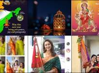 B-town celebs extend wishes on Gudi Padwa, Navratri, and Ugadi.