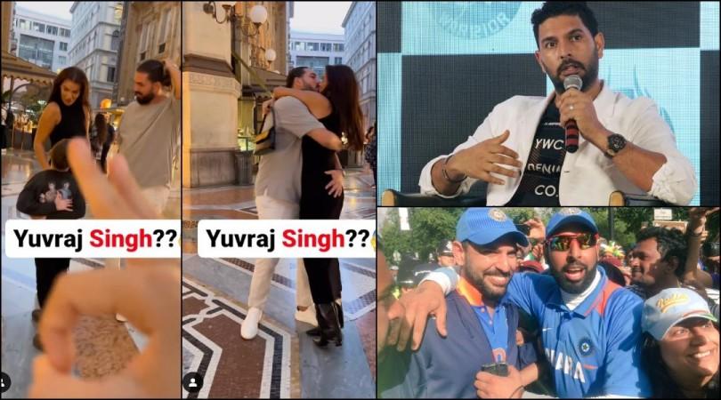 Is Yuvraj Singh kissing another girl? Viral video sparks debate Is Yuvraj Singh kissing another girl? Viral video sparks debate