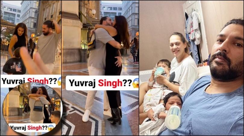 Reel or real : yuvraj singh kissing another girl? or is he Yuvi;s doppergangler Reel or real : yuvraj singh kissing another girl? or is he Yuvi;s doppergangler