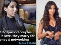 Nora Fatehi says Bollywood couples are not in love