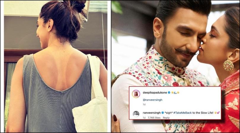 Deepika Padukone flaunts her tanned back in photo from her her babymoon; netizens speculate she has finally lasered off RKs tattoo Deepika Padukone flaunts her tanned back in photo from her her babymoon; netizens speculate she has finally lasered off RKs tattoo